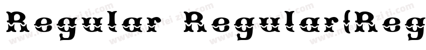 Regular Regular(Regular Regular)字体转换